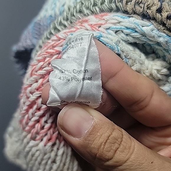 CAbi Line Up Circle Open Drape Shawl Knit Cardigan Sweater Vest Small - Picture 5 of 6